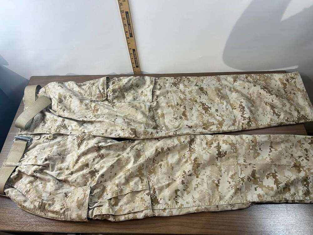 USMC US MARINE CORP DESERT MARPAT COMBAT TACTICAL MCCUU PANTS SMALL LONG